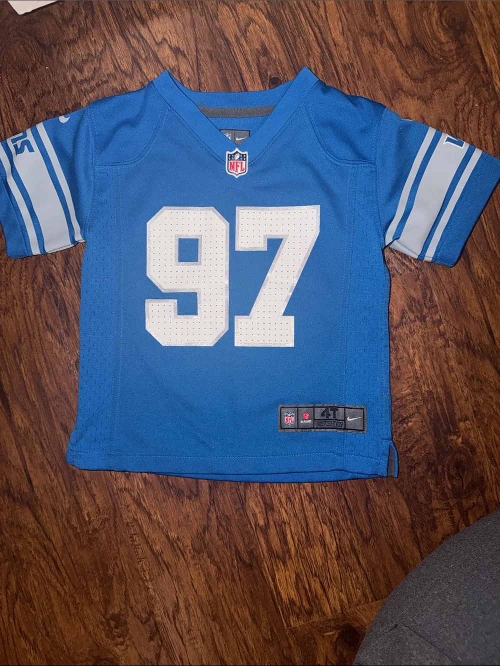 Nike Kids Royal Blue & White Number 97 Football Jersey